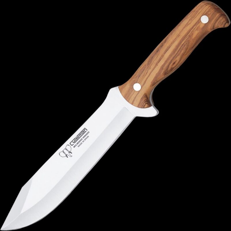 Cudeman 117 L Olive Wood Hunting Knife Blades Co Uk